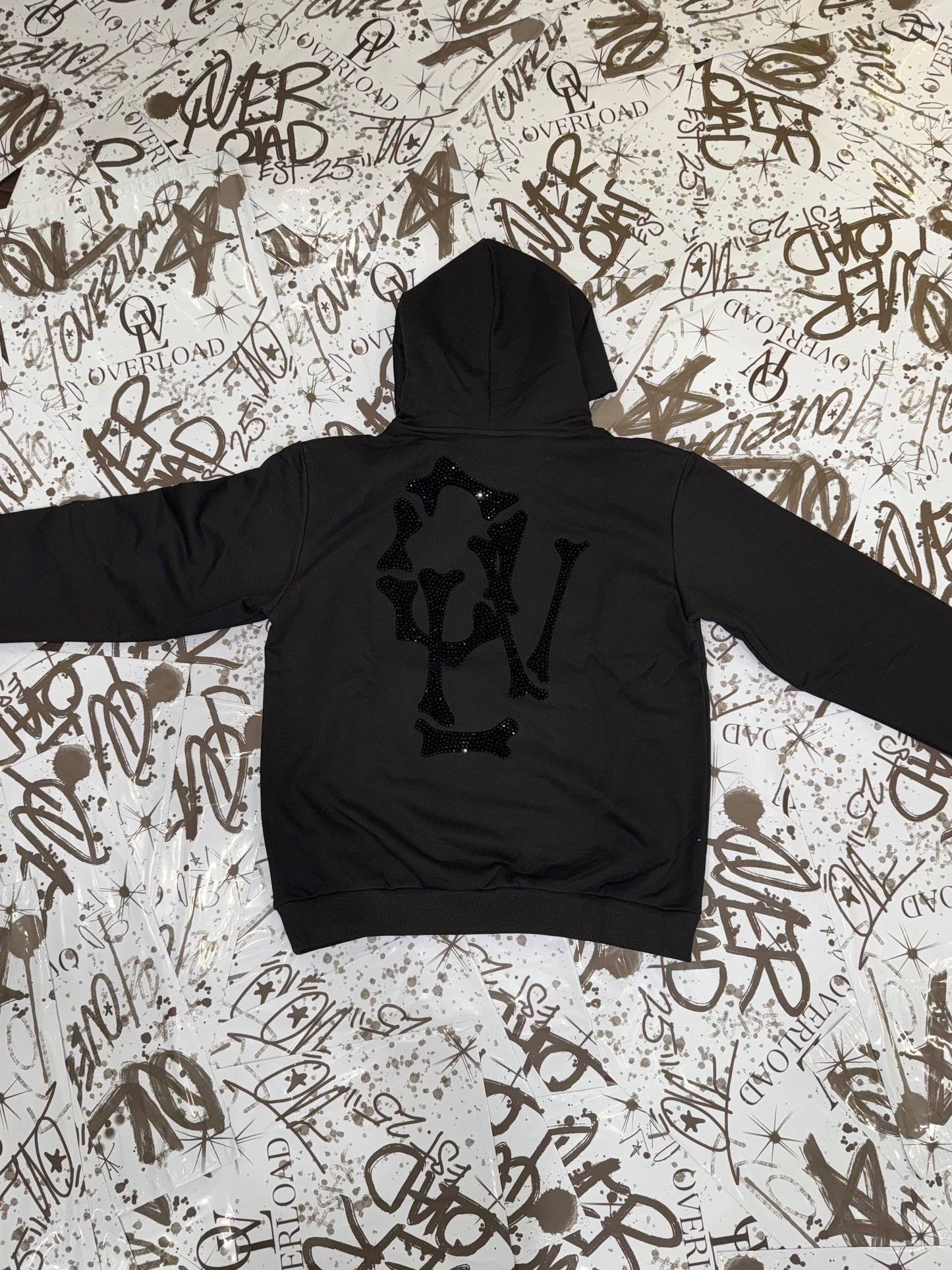 Rhinestone OVL hoodie